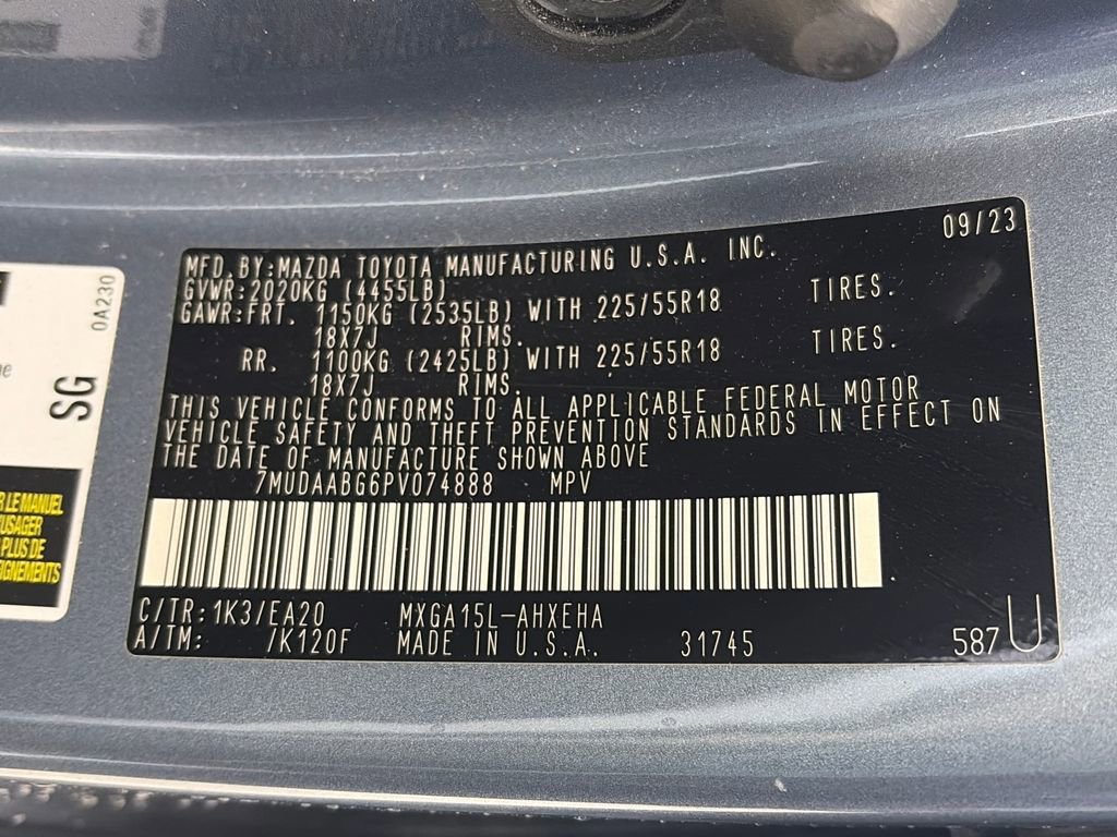 Used 2023 Toyota Corolla Cross XLE w/ Convenience Package AWD/4WD image 9