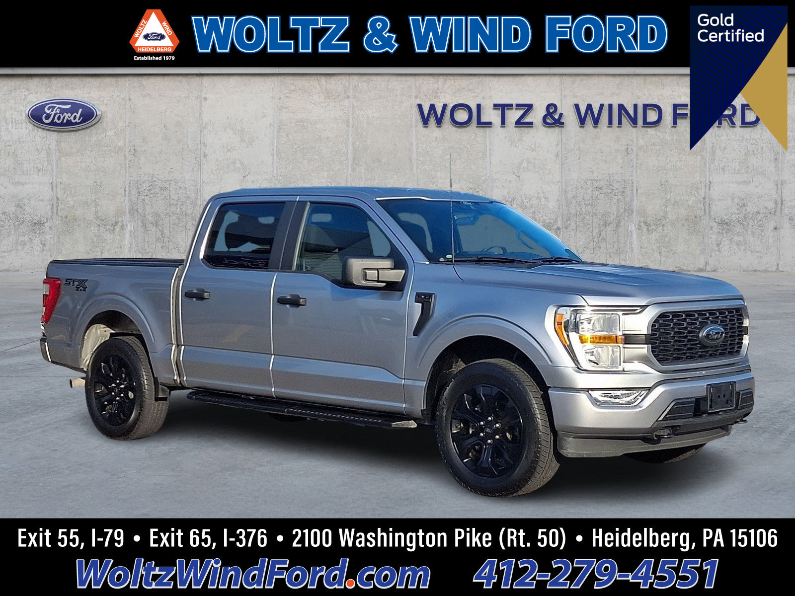 Certified 2022 Ford F150 XL w/ STX Black Appearance Package