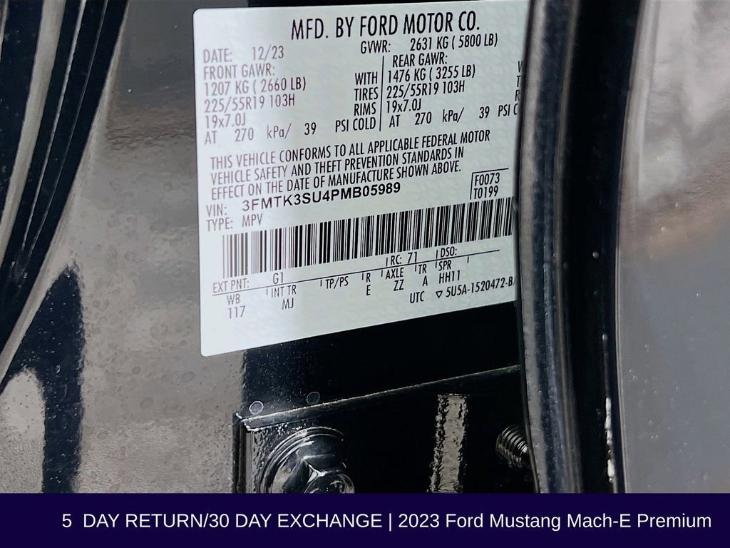Certified 2023 Ford Mustang Mach-E Premium image 38