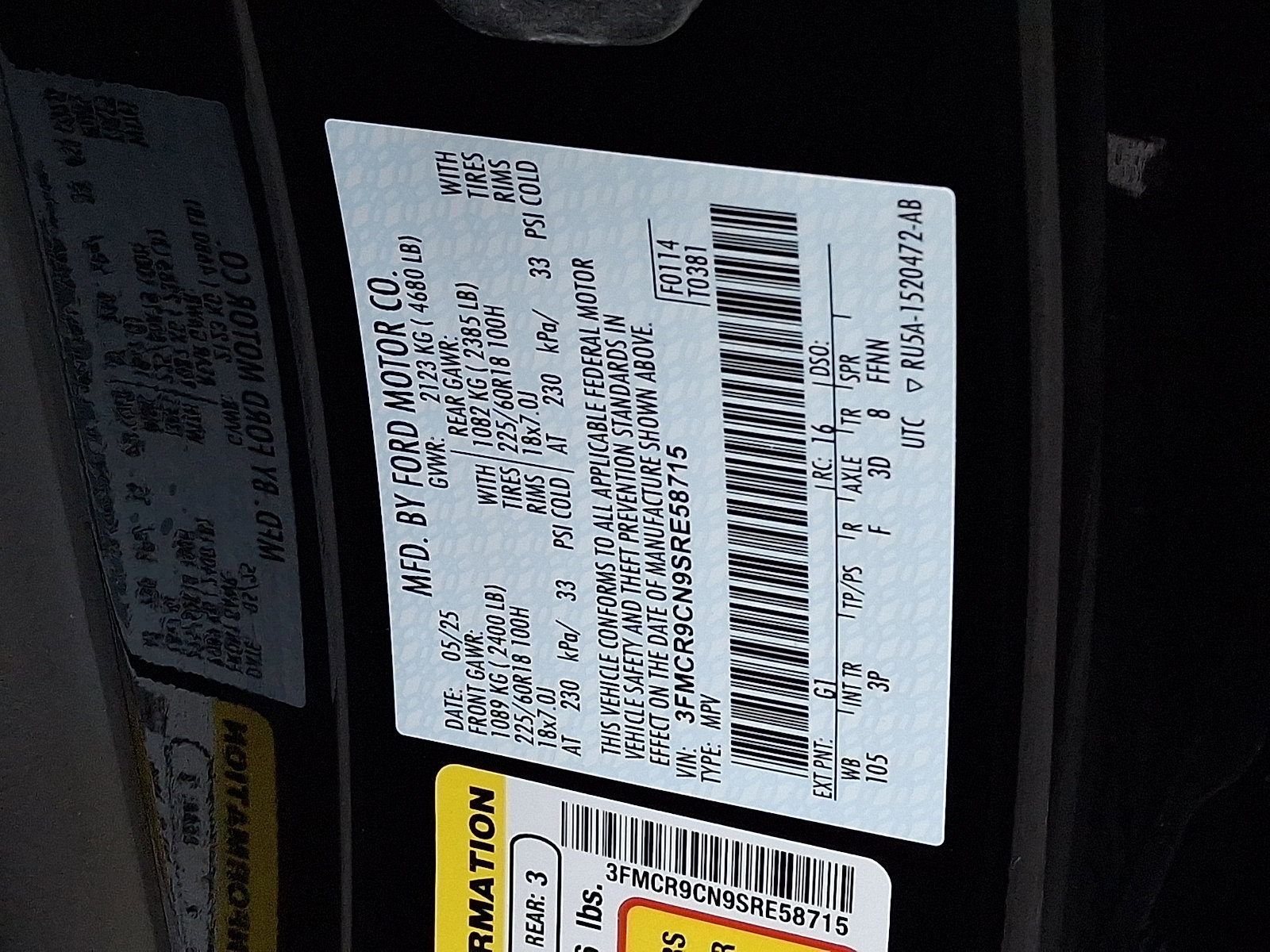 Certified 2025 Ford Bronco Sport Outer Banks w/ Outer Banks Tech Package+ image 31