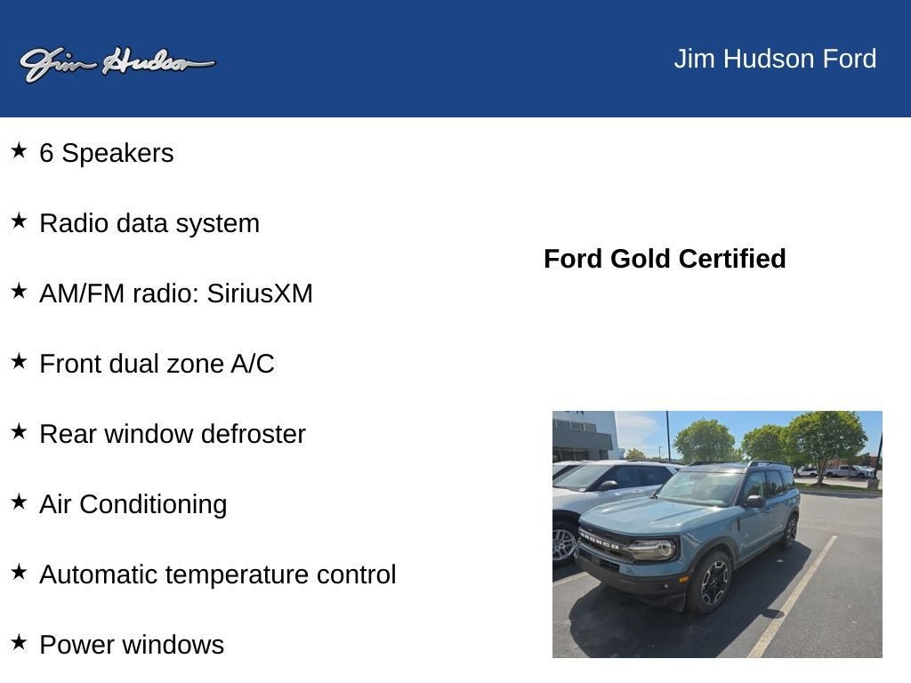 Certified 2021 Ford Bronco Sport Outer Banks w/ Outer Banks Package (96D) AWD/4WD image 13