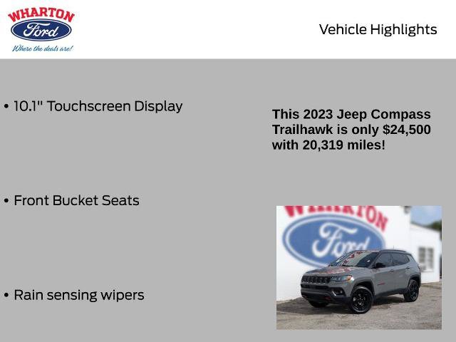 Used 2023 Jeep Compass Trailhawk AWD/4WD image 10