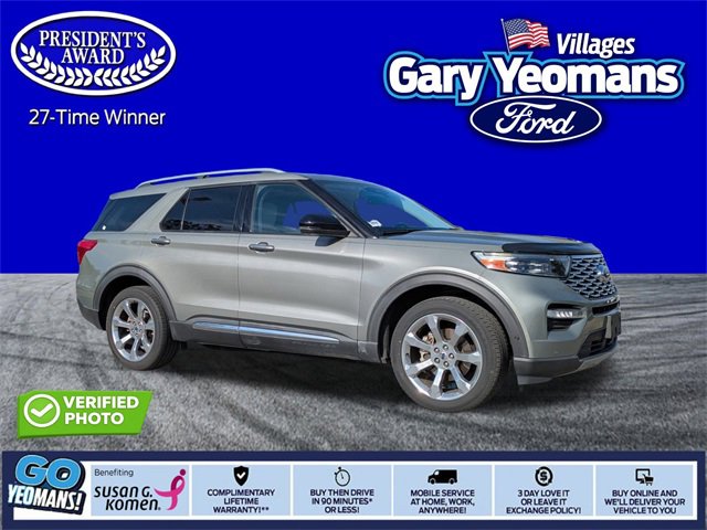 Certified 2020 Ford Explorer Platinum w/ Premium Technology Package