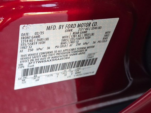 Certified 2025 Ford Maverick Lariat AWD/4WD image 39