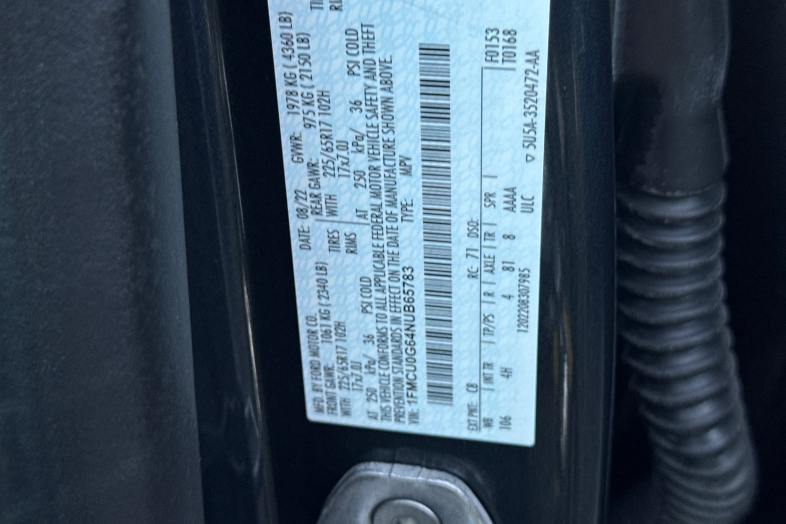 Certified 2022 Ford Escape SE w/ Convenience Package image 27