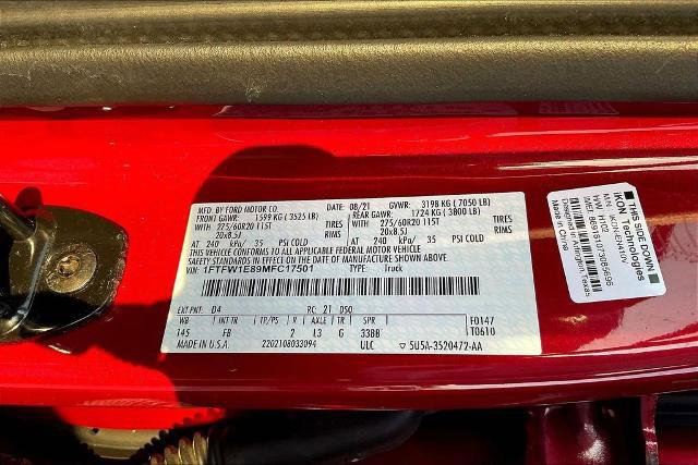 Certified 2021 Ford F150 XLT w/ Equipment Group 302A High AWD/4WD image 20