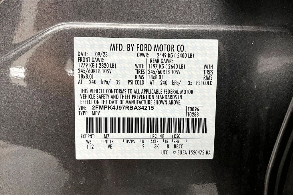 Certified 2024 Ford Edge SEL w/ Convenience Package AWD/4WD image 35