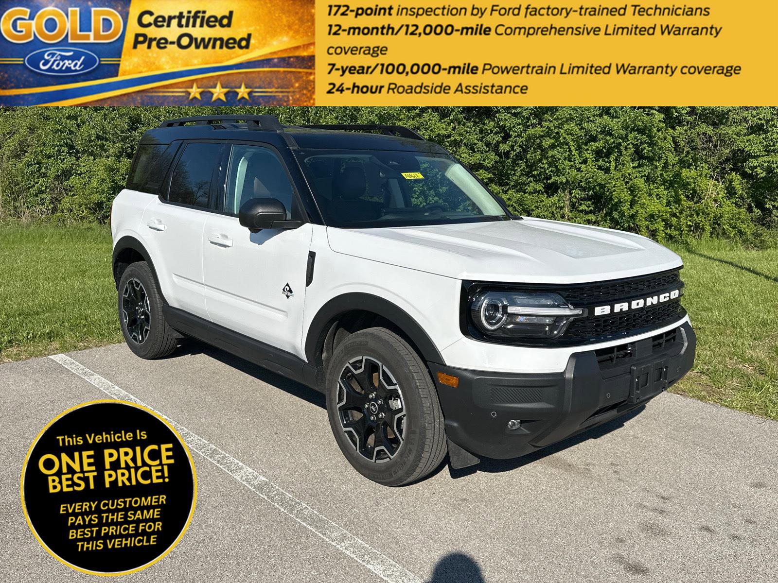 Certified 2025 Ford Bronco Sport Outer Banks w/ Outer Banks Tech Package+ image 1