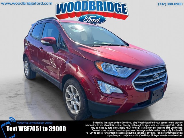 Certified 2021 Ford EcoSport SE w/ SE Convenience Package
