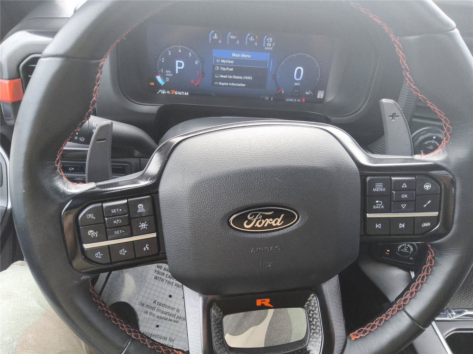 Certified 2024 Ford F150 Raptor w/ Equipment Group 803A Raptor R AWD/4WD image 38