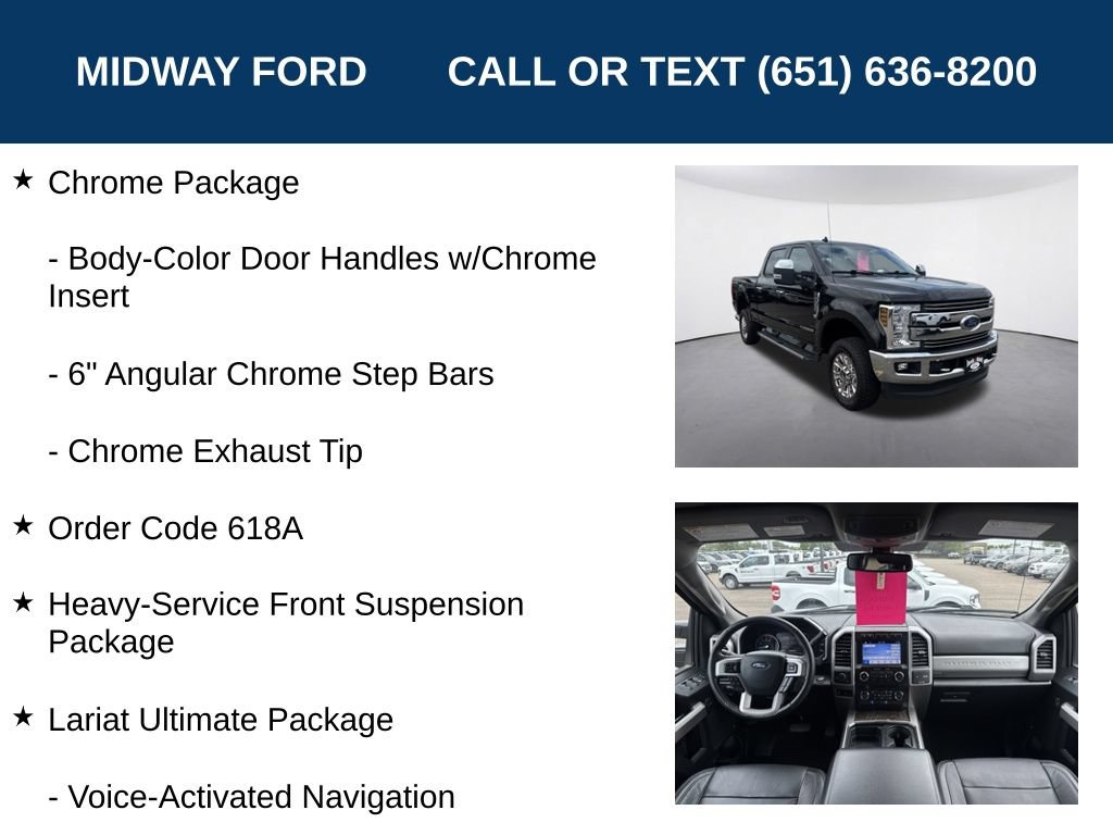 Certified 2019 Ford F350 Lariat w/ Lariat Ultimate Package AWD/4WD image 13