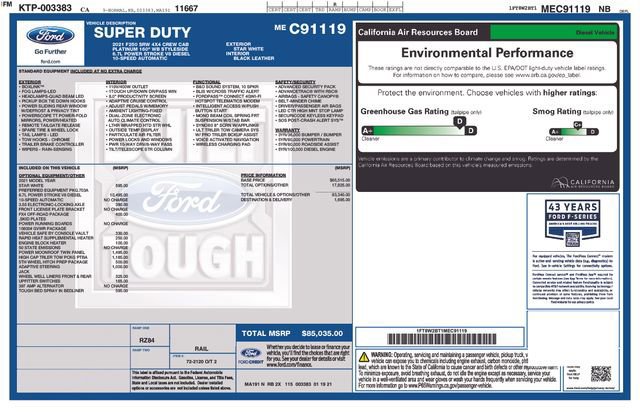 Certified 2021 Ford F250 Platinum image 39