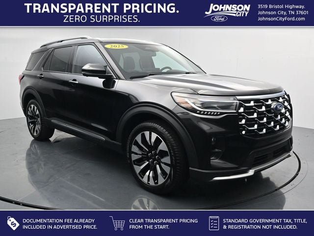 Certified 2025 Ford Explorer Platinum w/ LUX Leather Package