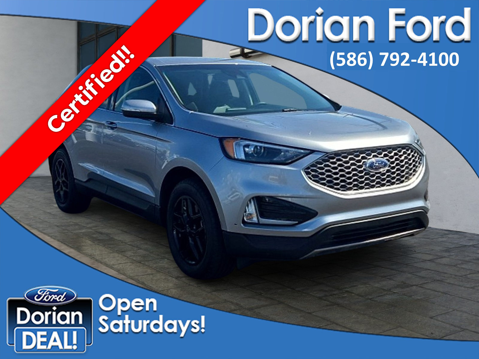 Certified 2023 Ford Edge SEL w/ Convenience Package AWD/4WD image 1