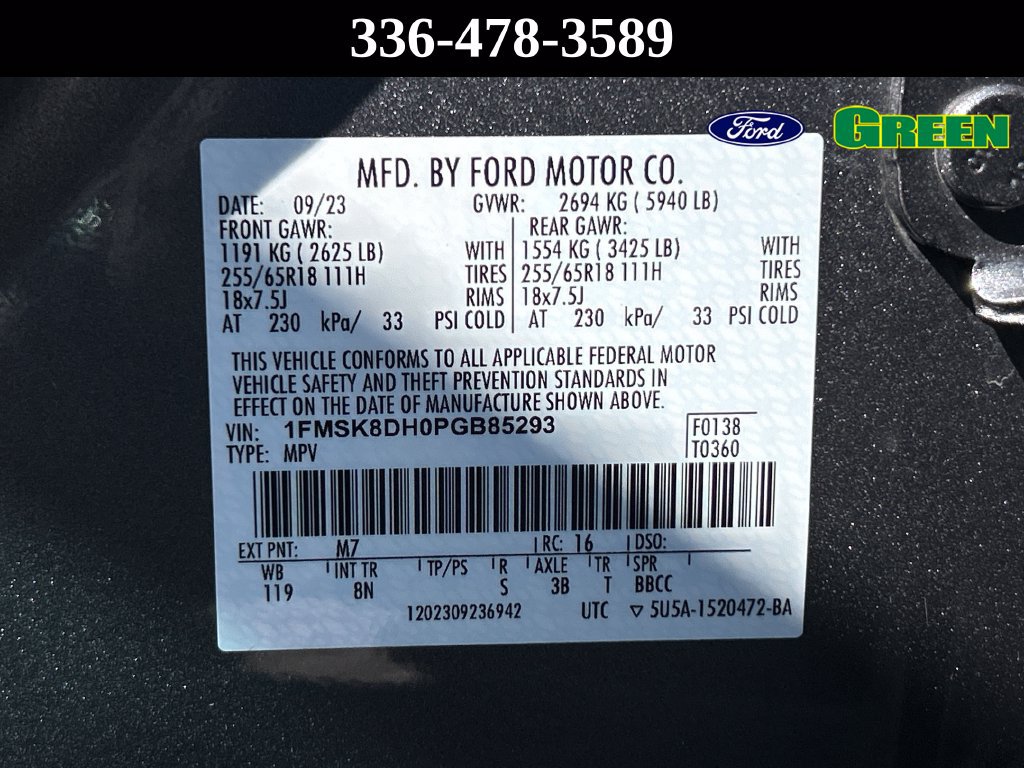 Certified 2023 Ford Explorer XLT AWD/4WD image 31