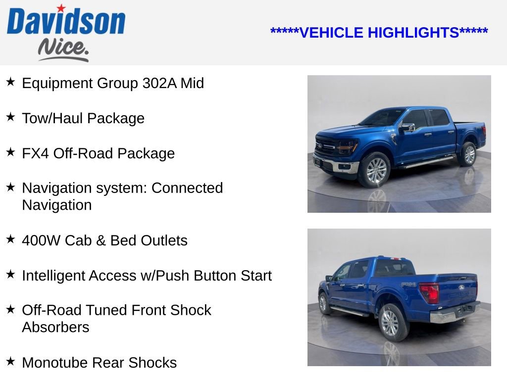 Certified 2024 Ford F150 XLT w/ Equipment Group 302A MID AWD/4WD image 4