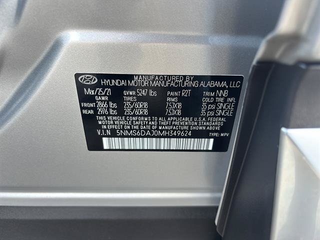 Used 2021 Hyundai Santa Fe SEL w/ Convenience Package AWD/4WD image 21