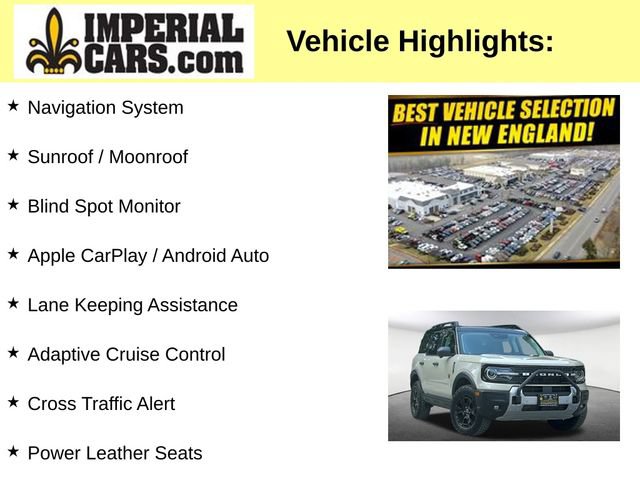 Certified 2025 Ford Bronco Sport Badlands w/ Sasquatch Badlands Package AWD/4WD image 5