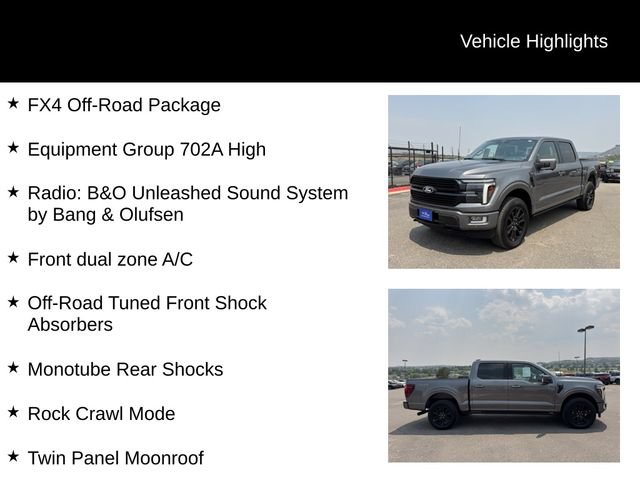 Certified 2025 Ford F150 Platinum w/ Equipment Group 702A High AWD/4WD image 8