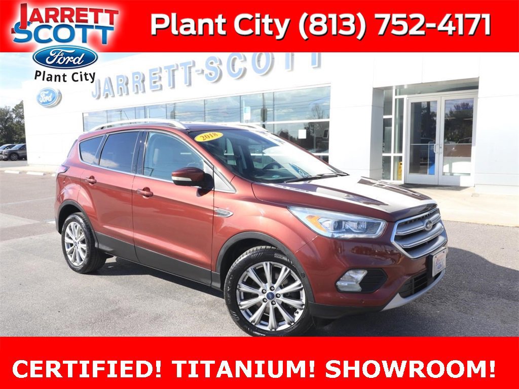 Certified 2018 Ford Escape Titanium w/ Ford Safe & Smart Package image 7