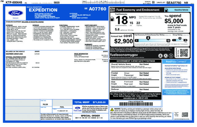 Certified 2025 Ford Expedition Active AWD/4WD image 5