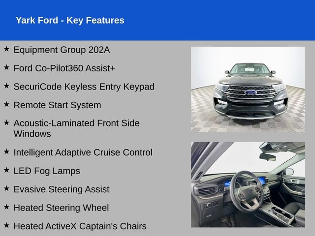 Certified 2023 Ford Explorer XLT w/ Equipment Group 202A image 8