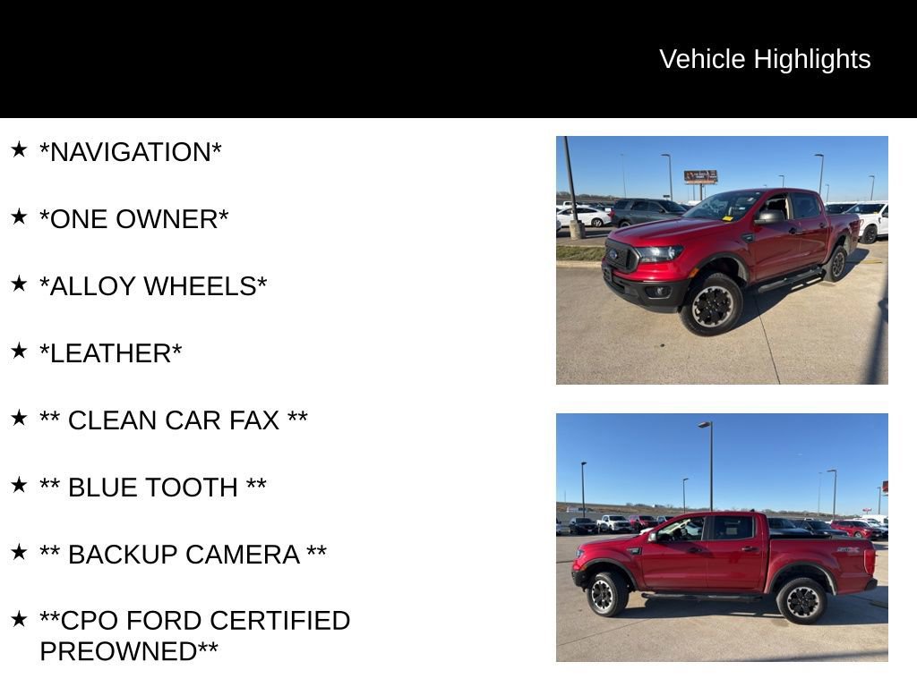 Certified 2021 Ford Ranger XL w/ Equipment Group 101A High image 9