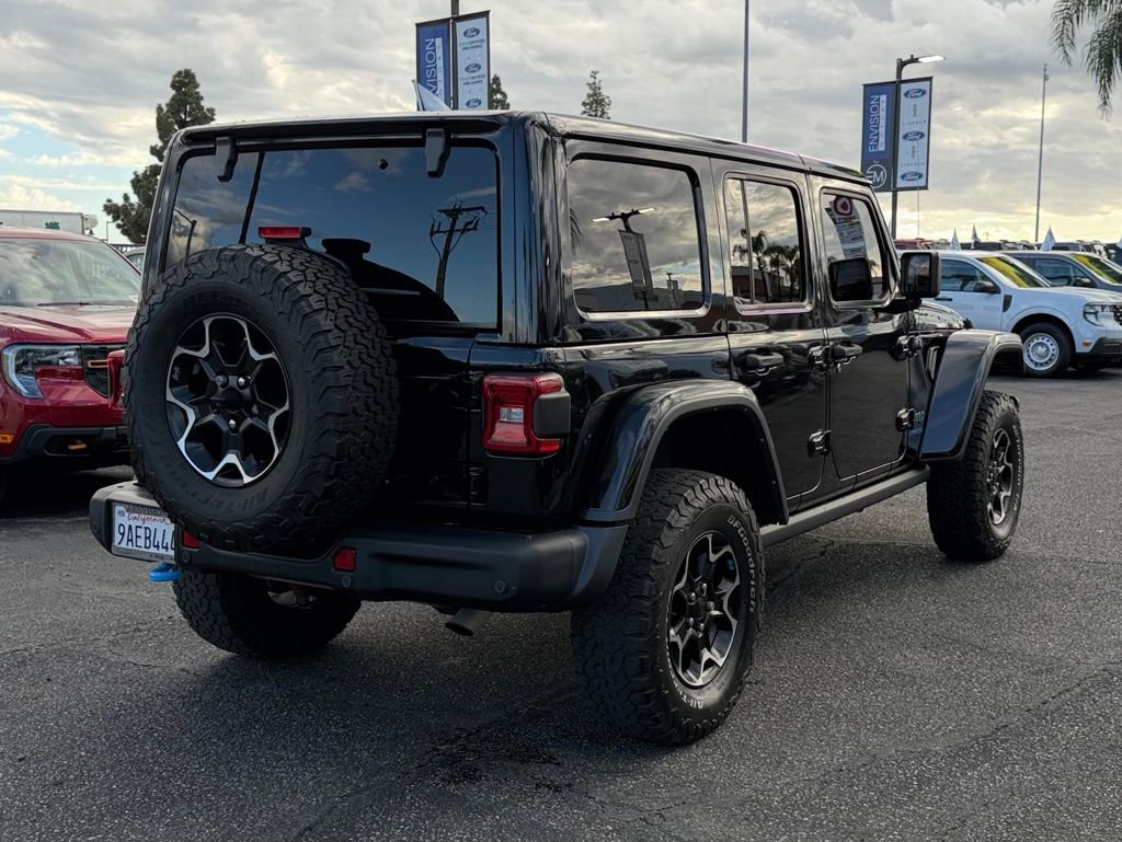 Used 2021 Jeep Wrangler Unlimited Rubicon 4xe w/ Steel Bumper Group image 9