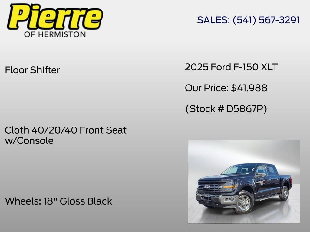 Certified 2025 Ford F150 XLT w/ Equipment Group 301A Standard AWD/4WD image 32