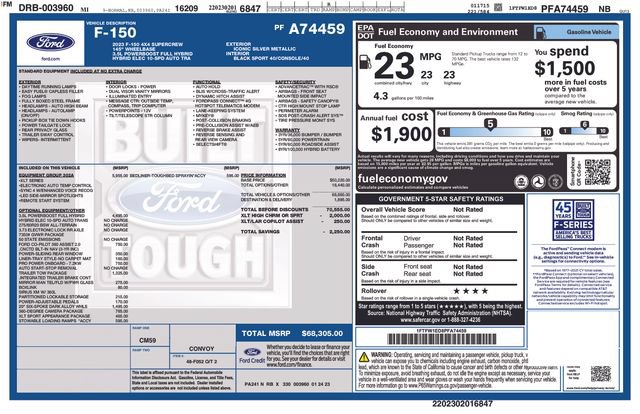 Certified 2023 Ford F150 XLT w/ Equipment Group 302A High AWD/4WD image 5