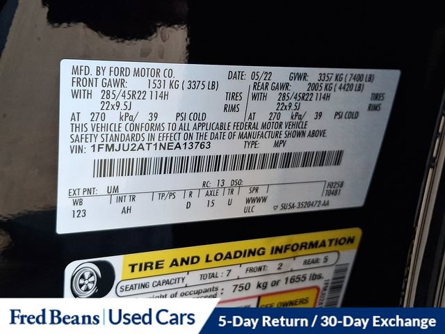 Certified 2022 Ford Expedition Limited image 28