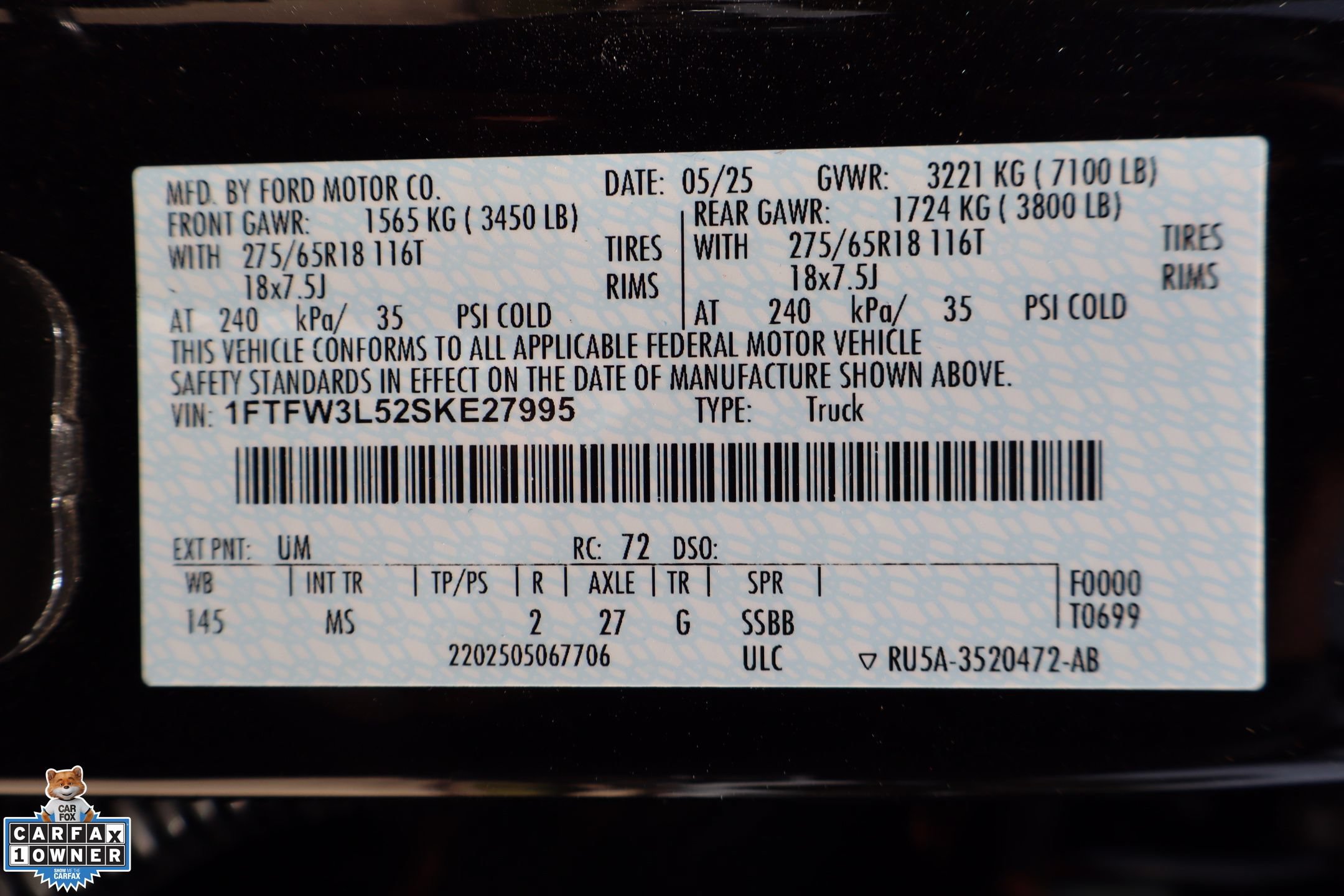 Certified 2025 Ford F150 XLT w/ Equipment Group 301A Standard AWD/4WD image 29