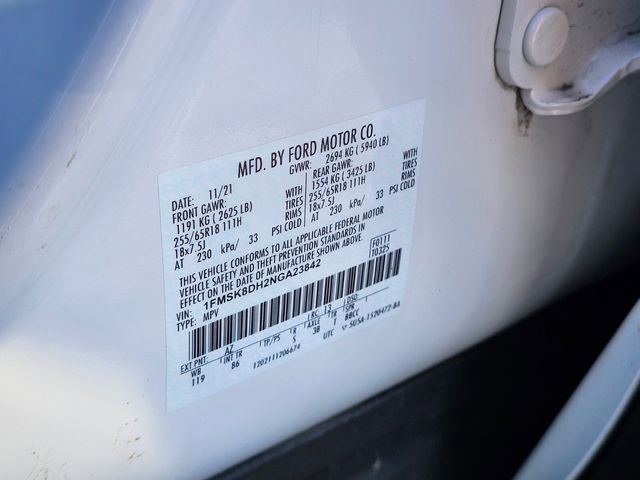 Certified 2022 Ford Explorer XLT image 35