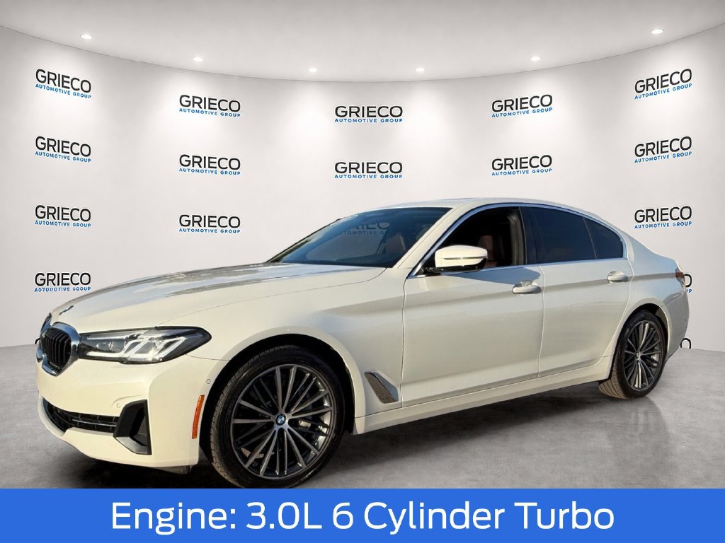 Used 2021 BMW 540i w/ Premium Package RWD image 3