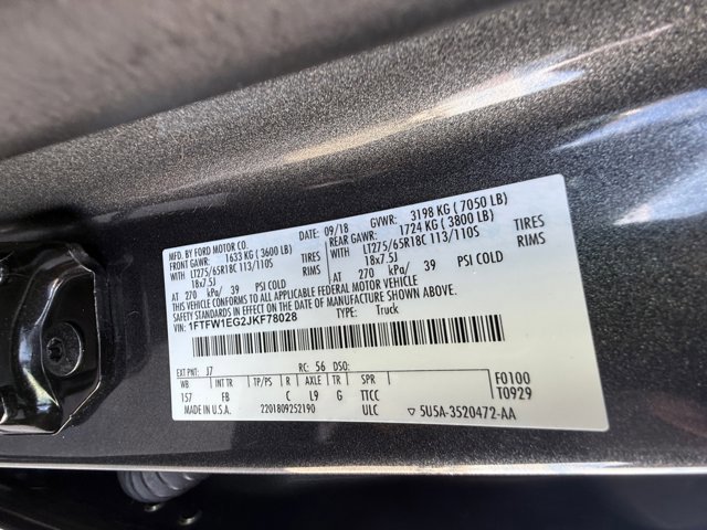 Certified 2018 Ford F150 XLT w/ Equipment Group 302A Luxury image 24