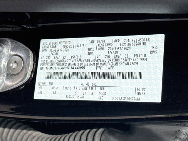 Certified 2024 Ford Escape Active w/ Tech Pack #1 AWD/4WD image 24