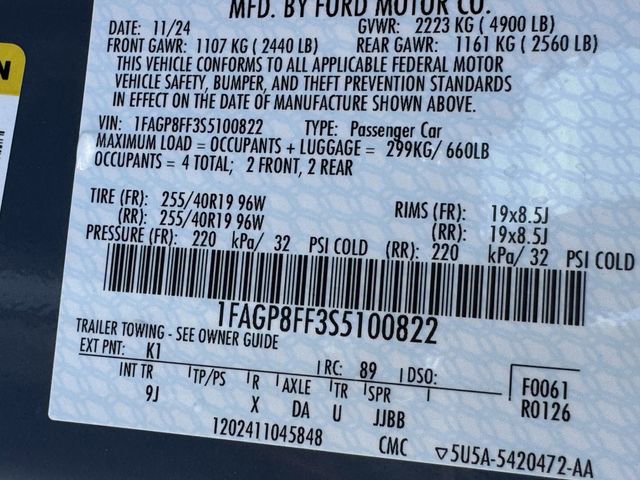 Certified 2025 Ford Mustang GT Premium RWD image 35