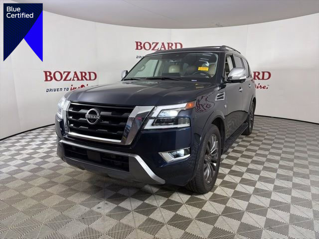 Used 2022 Nissan Armada Platinum w/ Captain's Chairs Package RWD image 1
