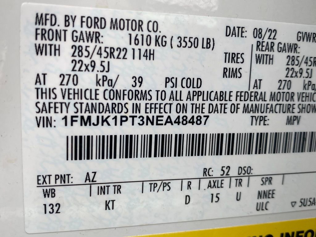 Certified 2022 Ford Expedition Max King Ranch image 32