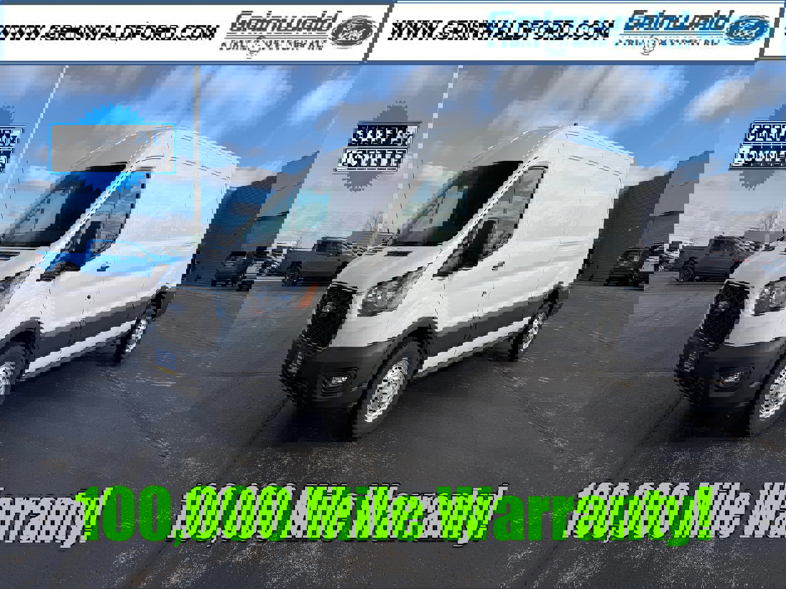Certified 2022 Ford Transit 250 Medium Roof AWD w/ Load Area Protection Package image 7