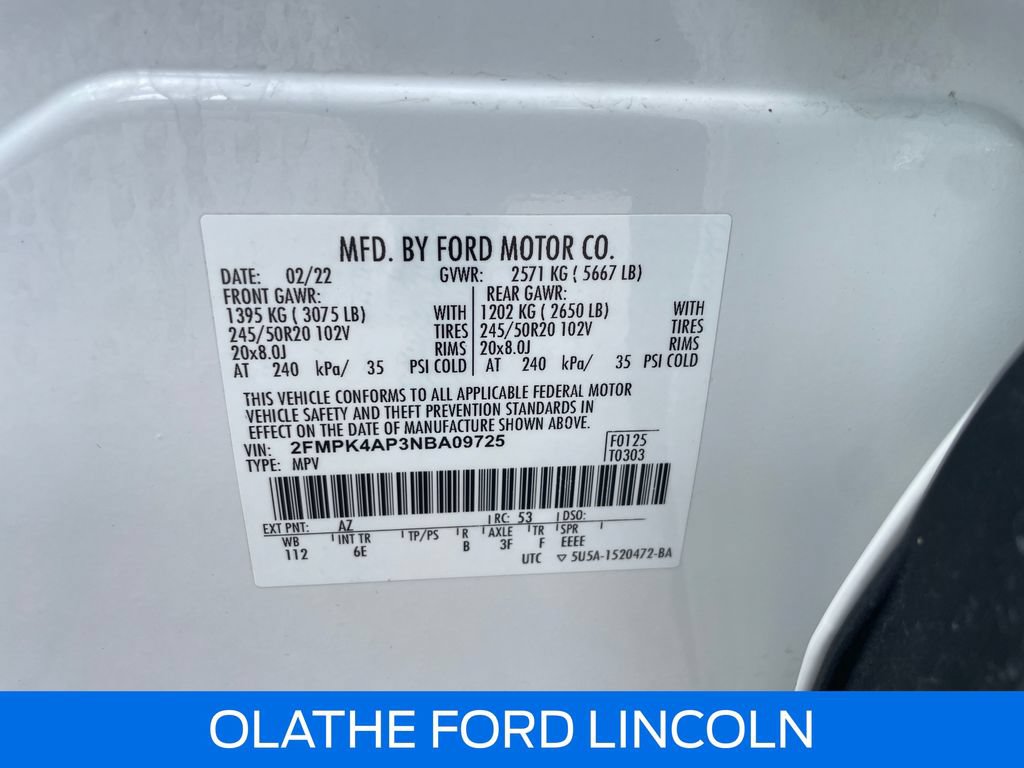 Certified 2022 Ford Edge ST AWD/4WD image 22