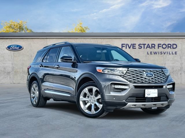 Certified 2020 Ford Explorer Platinum w/ Premium Technology Package AWD/4WD image 1