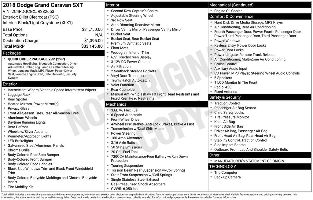 Used 2018 Dodge Grand Caravan SXT image 24