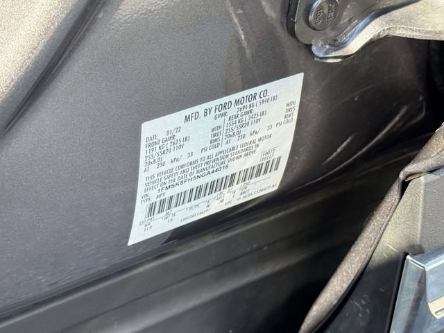 Certified 2022 Ford Explorer Limited w/ Equipment Group 301A AWD/4WD image 33