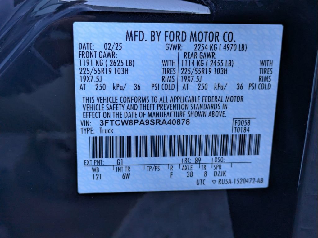 Certified 2025 Ford Maverick Lobo AWD/4WD image 29