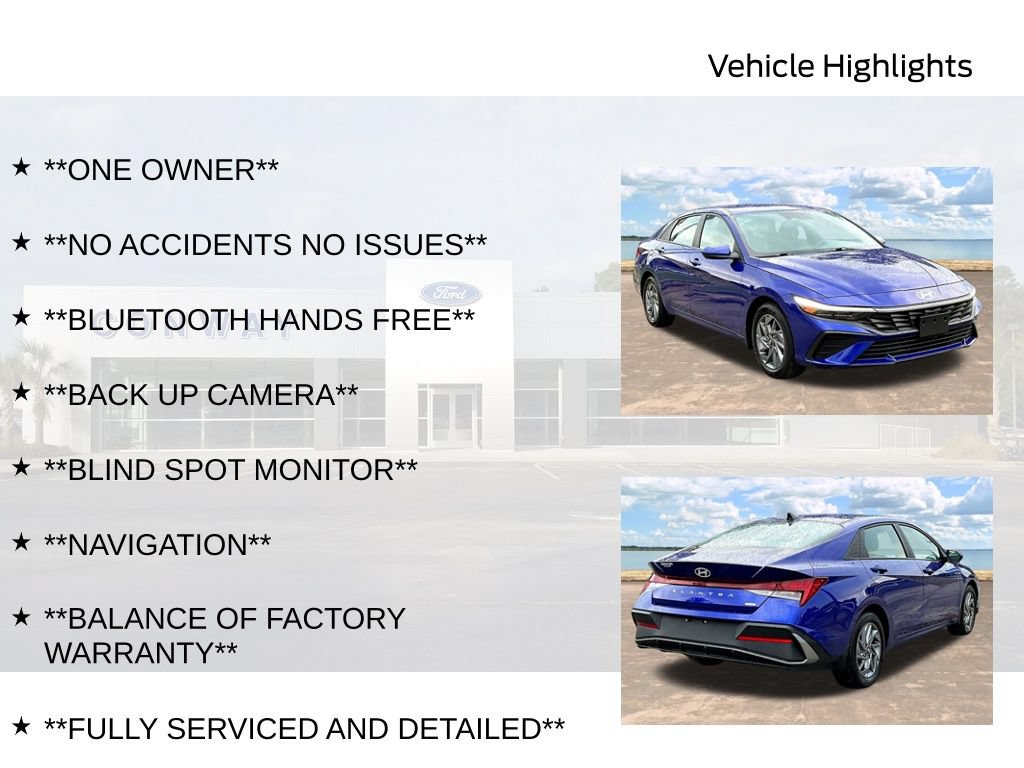 Used 2024 Hyundai Elantra Blue FWD image 6