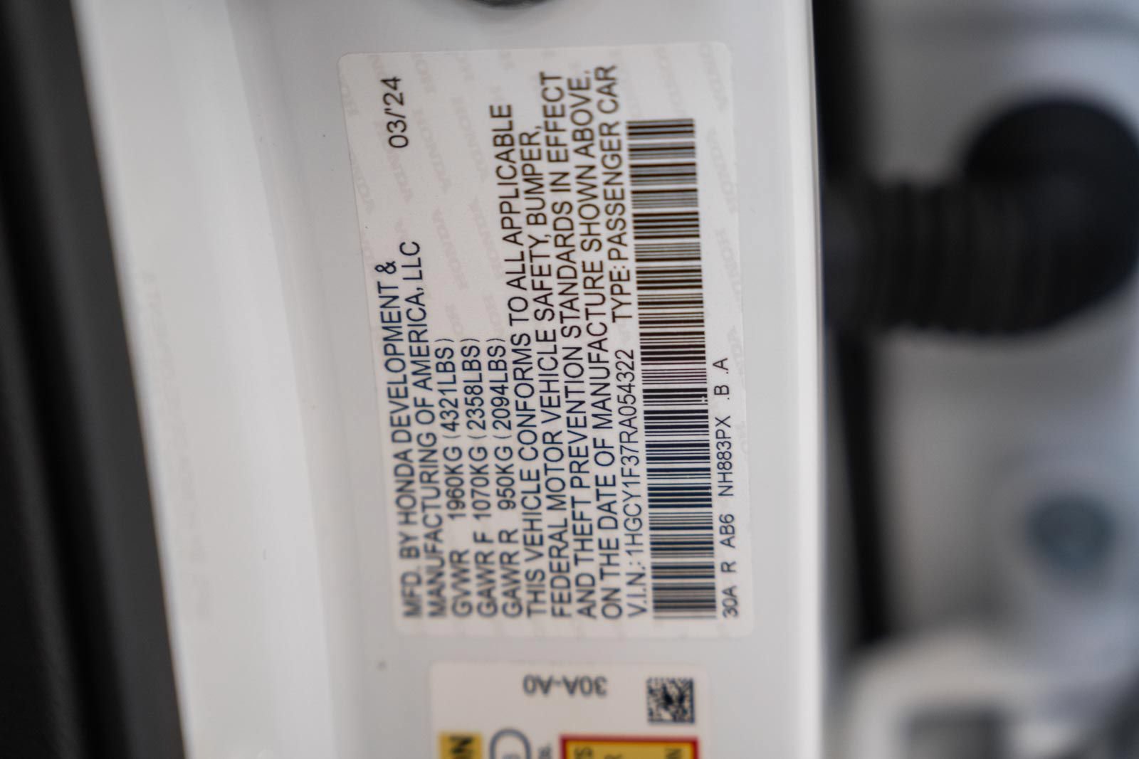 Used 2024 Honda Accord EX image 41