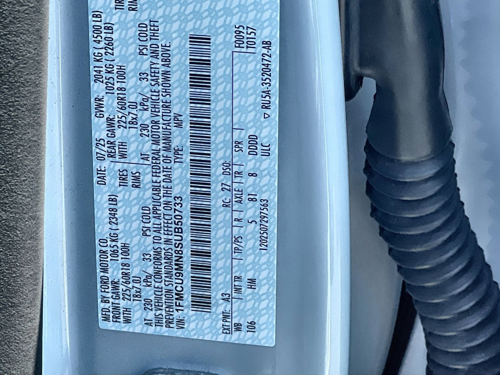 Certified 2025 Ford Escape ST-Line w/ Tech Pack #1 image 28