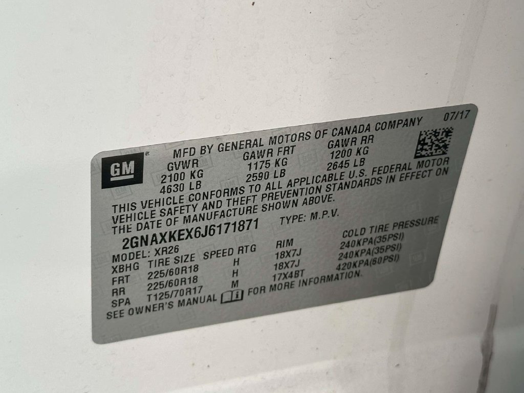 Used 2018 Chevrolet Equinox LT FWD image 12