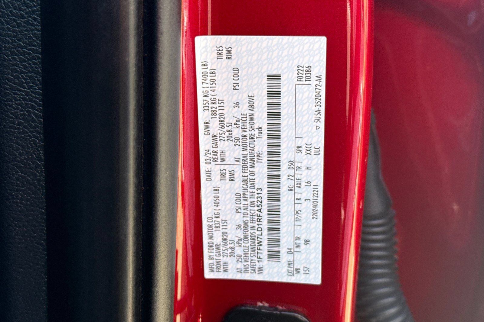 Certified 2024 Ford F150 Platinum AWD/4WD image 30